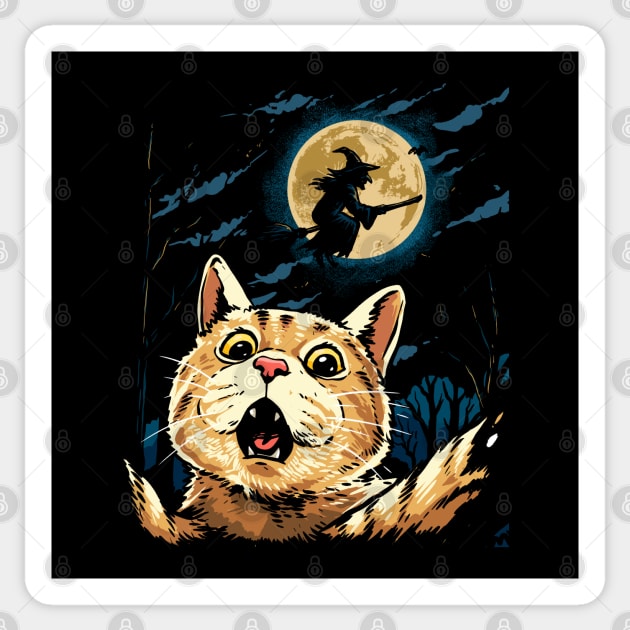 Cat Selfie Witch Sticker by GoshWow®